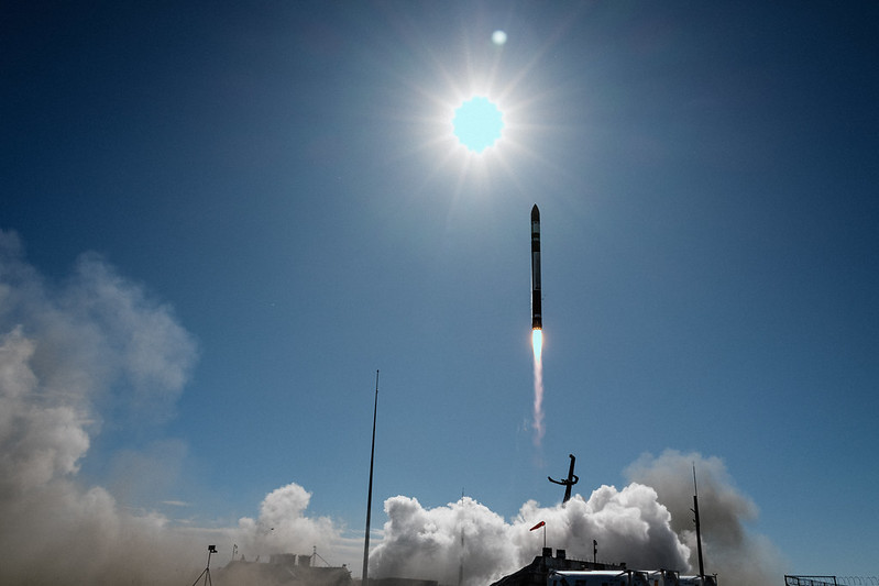 Rocket Lab launches a mission for iQPS on Dec. 15. Photo: Rocket Lab 