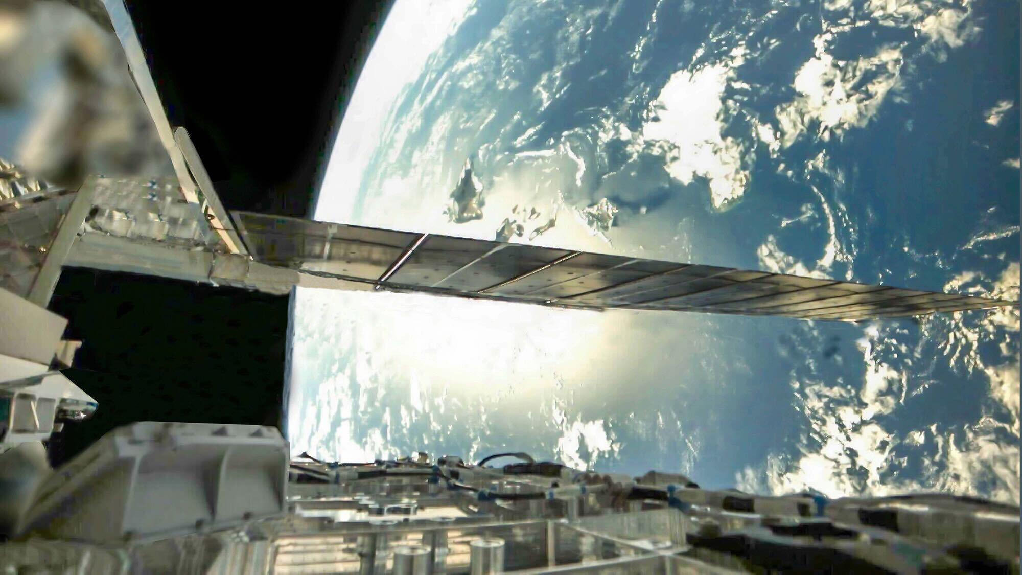 Amazon's Project Kuiper prototype satellites in orbit. Photo: Amazon 