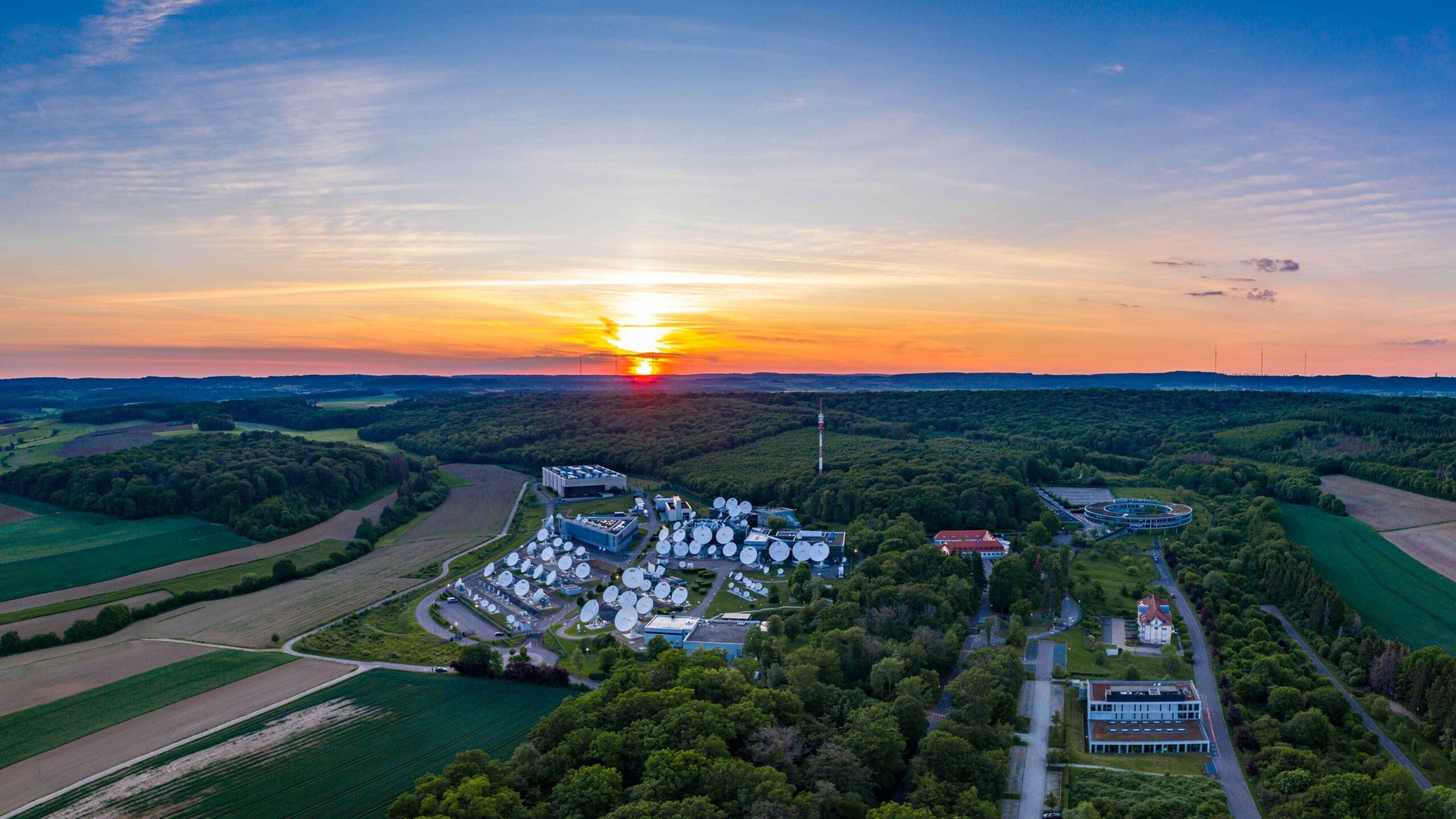 SES's Betzdorf teleport. Photo: SES 