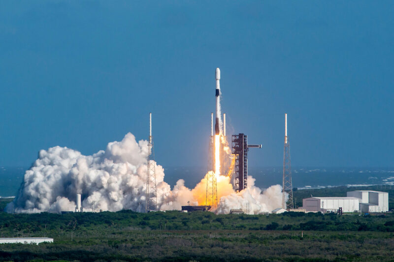 SpaceX launches the Astra 1P broadcast satellite for SES on June 20, 2024. Photo: SES via Business Wire