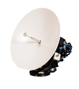 MPT 46(18'') - Multi-Purpose Terminal Airborne Stabilized VSAT System. Photo: Orbit