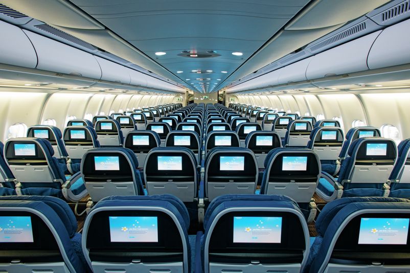 The interior of Hawaiian Airlines Airbus A330 cabin. Photo: Hawaiian Airlines