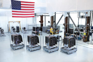 Astranis ships four MicroGEO satellites to Cape Canaveral for a dedicated Falcon 9 launch. Photo: Astranis