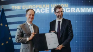 Arianespace at the 17th European Space Conference. Photo: Arianespace